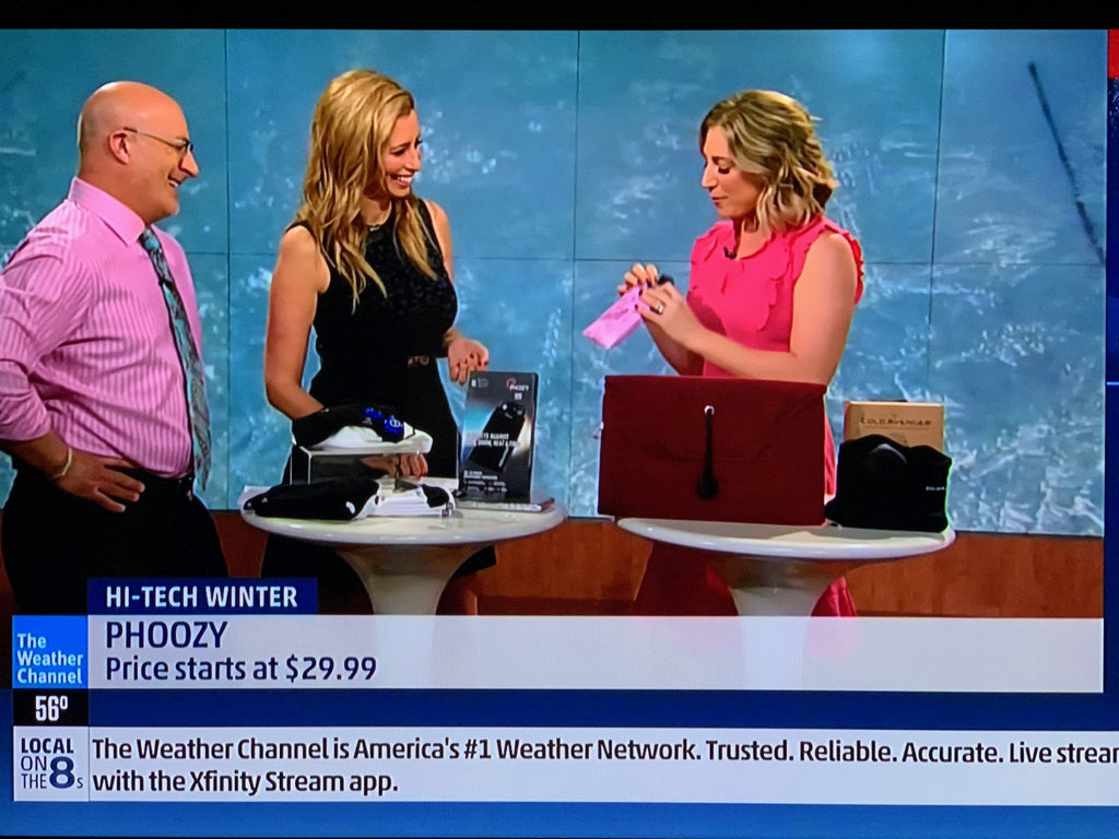 The Weather Channel names PHOOZY "Best Hi-Tech Winter Gear" - PHOOZY